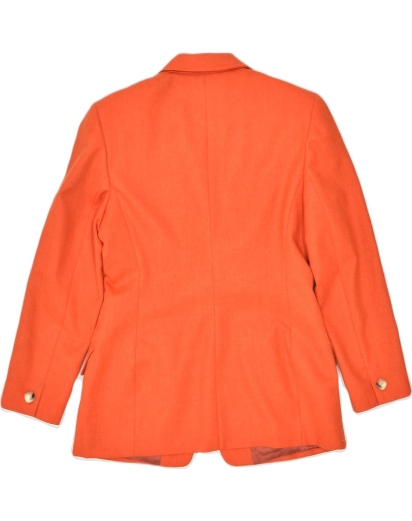 LAURA BIAGIOTTI Womens Risposte 1 Button Blazer Jacket IT 46 Large Orange | Vintage | Thrift | Second-Hand | Used Clothing | Messina Hembry 