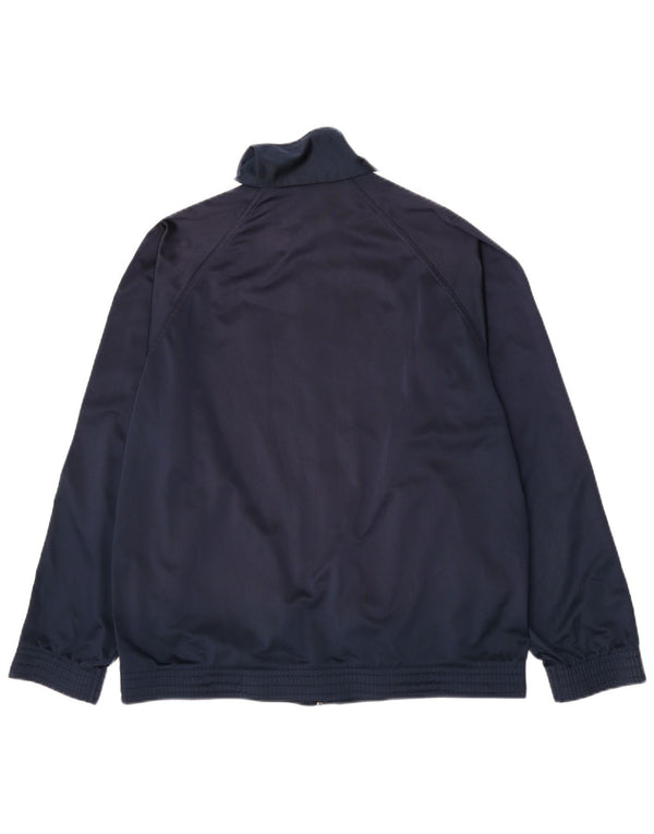 Lotto Mens Graphic Tracksuit Top Jacket XL Navy Blue Colourblock