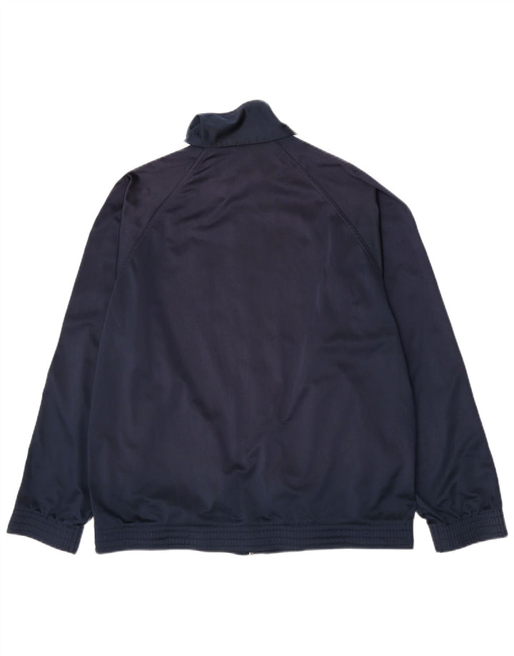 Lotto Mens Graphic Tracksuit Top Jacket XL Navy Blue Colourblock