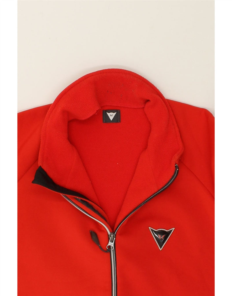 DAINESE Mens Tracksuit Top Jacket Small Red Polyester | Vintage Dainese | Thrift | Second-Hand Dainese | Used Clothing | Messina Hembry 