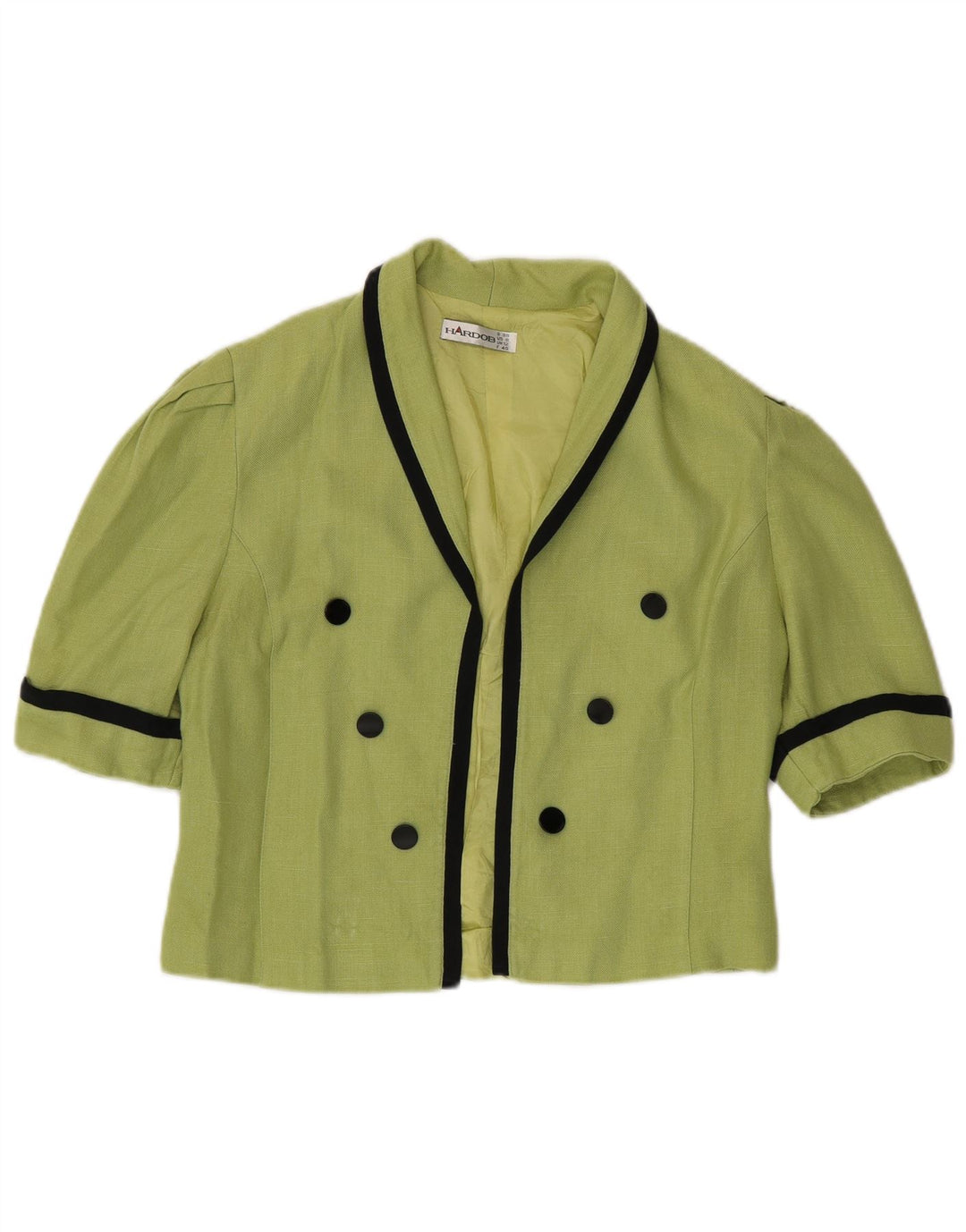 Hardob Womens Bolero Top UK 12 Medium Green Viscose