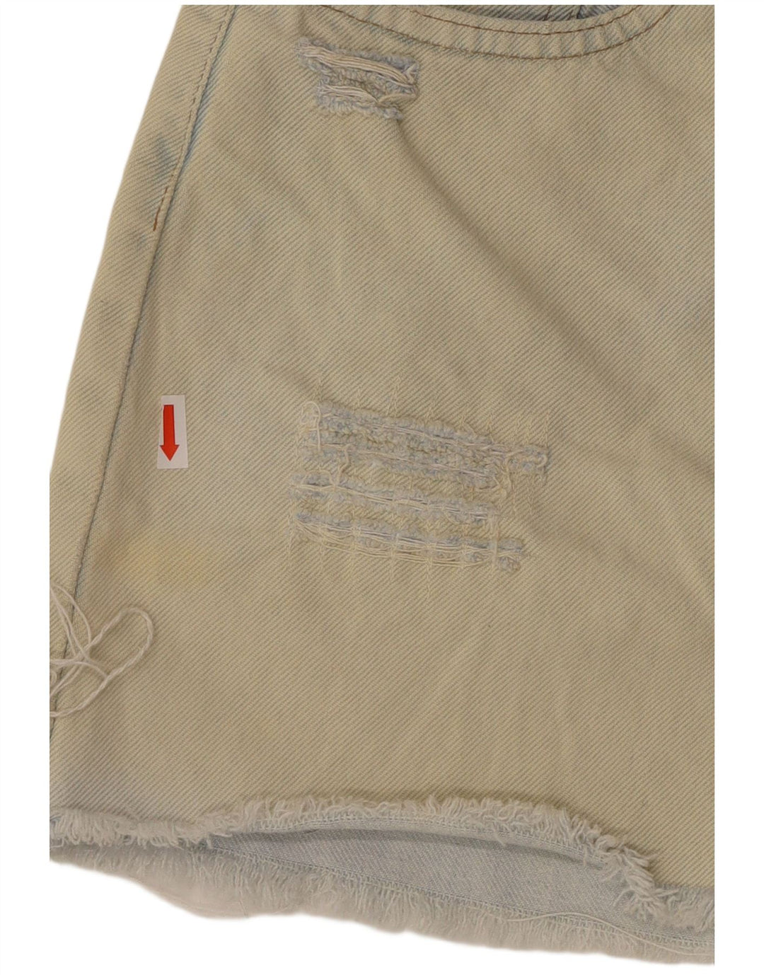 LEVI'S Womens Distressed Mini Denim Skirt W28 Medium  Blue Cotton