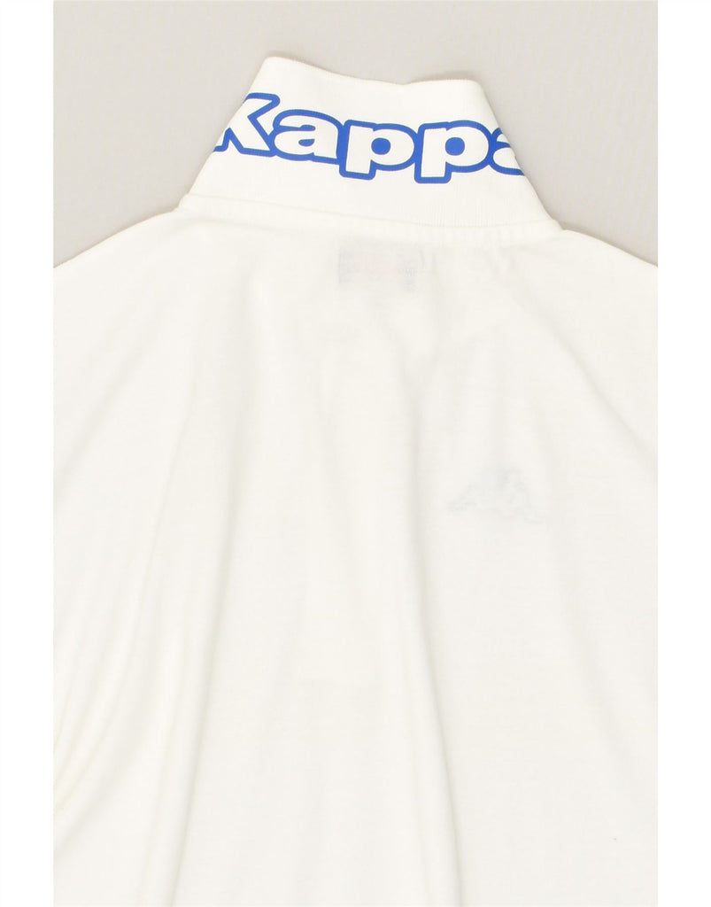 KAPPA Mens Polo Shirt XL White Cotton | Vintage Kappa | Thrift | Second-Hand Kappa | Used Clothing | Messina Hembry 