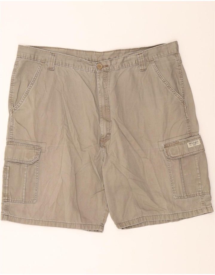 WRANGLER Mens Cargo Shorts W42 2XL Grey Cotton Vintage Wrangler and Second-Hand Wrangler from Messina Hembry 
