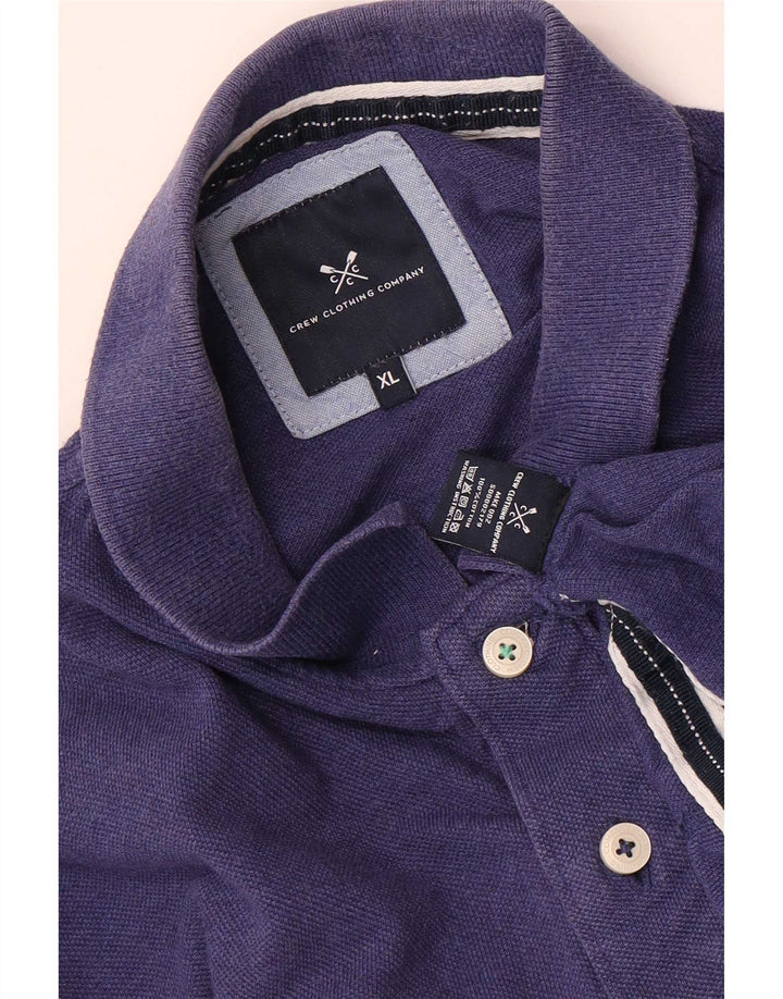 Crew Clothing Mens Polo Shirt XL Navy Blue