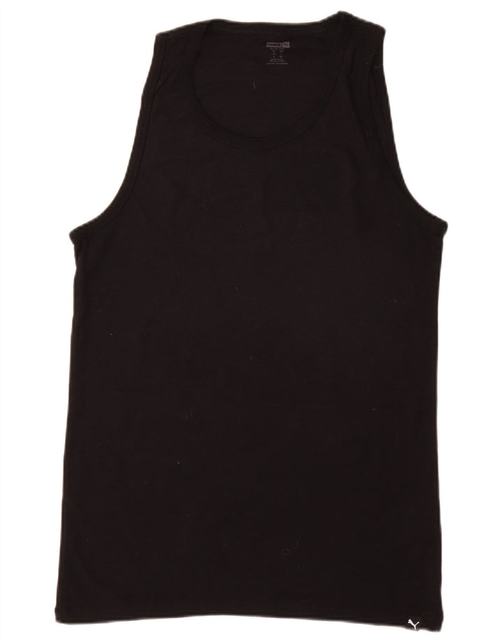 Puma Mens Vest Top XL Black Cotton