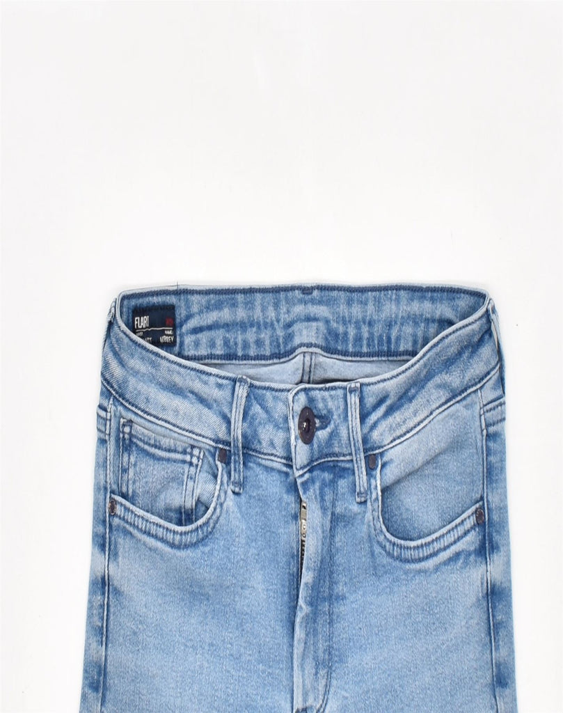 PEPE JEANS Womens Flared Jeans W23 L33 Blue Cotton | Vintage | Thrift | Second-Hand | Used Clothing | Messina Hembry 