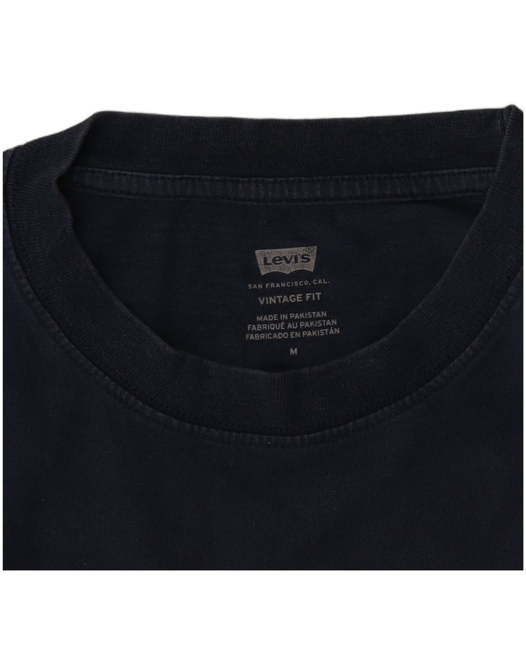 Levi's Mens Vintage Fit T-Shirt Top Medium Navy Blue
