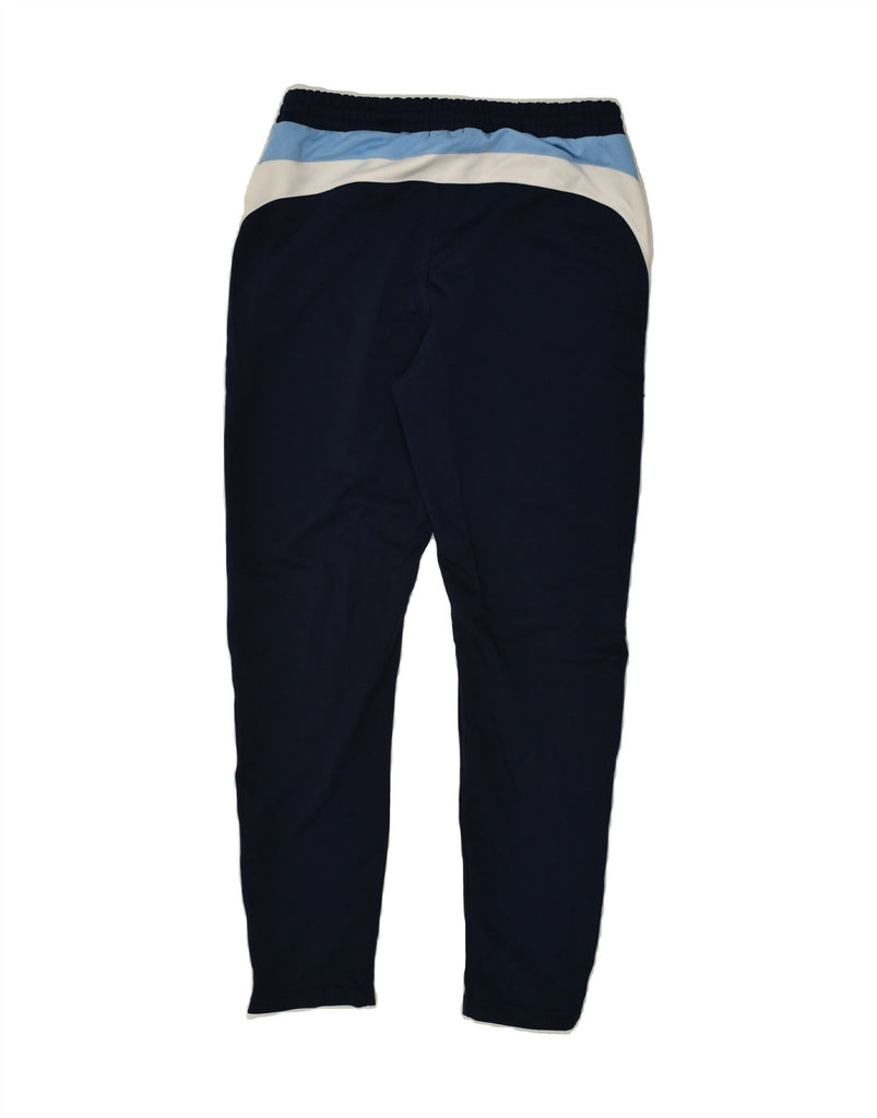 KAPPA Mens Graphic Tracksuit Trousers Medium Navy Blue Colourblock Vintage Kappa and Second-Hand Kappa from Messina Hembry 