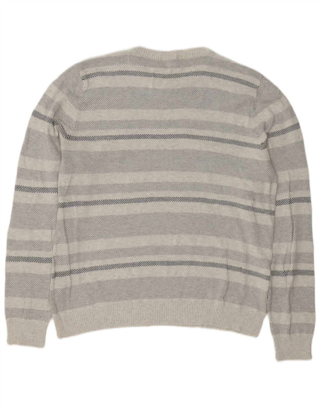 Marks & Spencer Mens Blue Harbour Crew Neck Jumper Sweater Large Grey