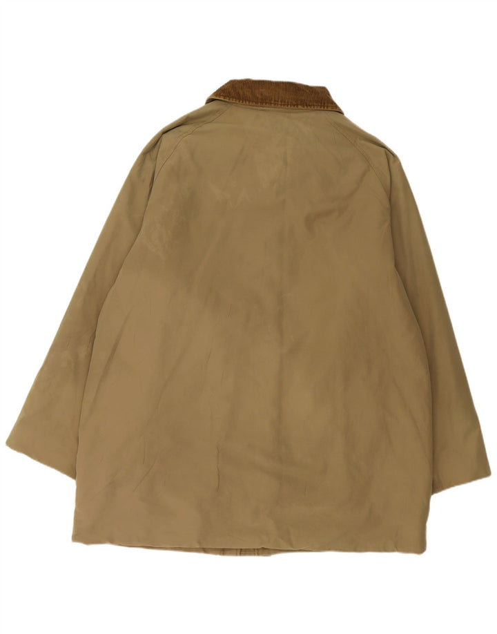 Henri Lloyd Mens Windbreaker Jacket UK 44 2XL Khaki Cotton