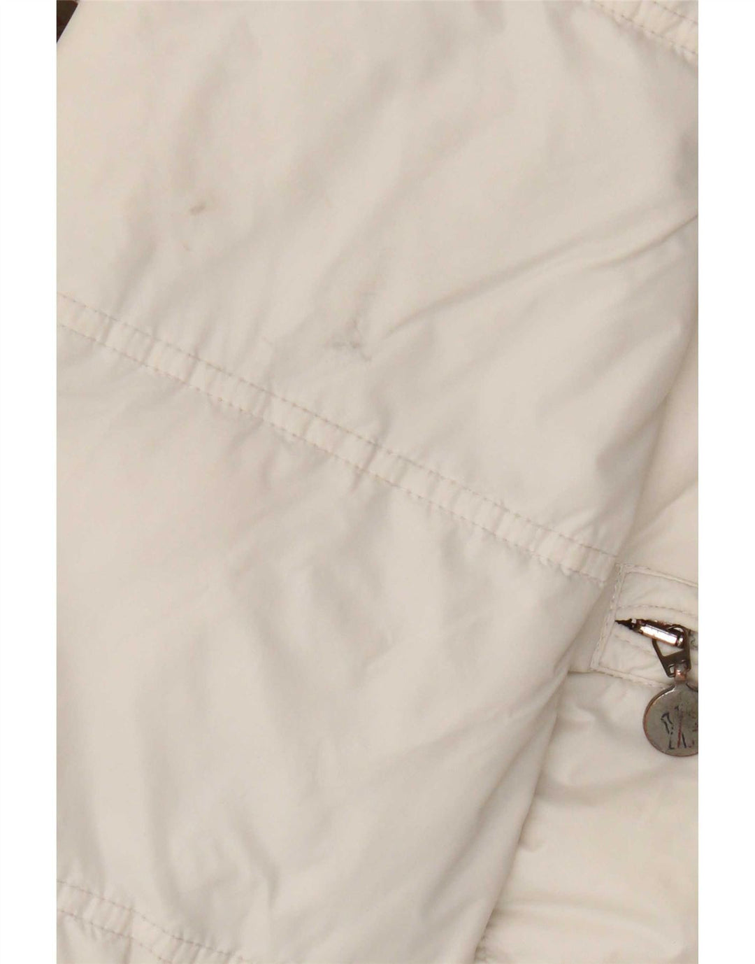 Moncler Girls Graphic Padded Jacket 9-10 Years White Colourblock Polyamide
