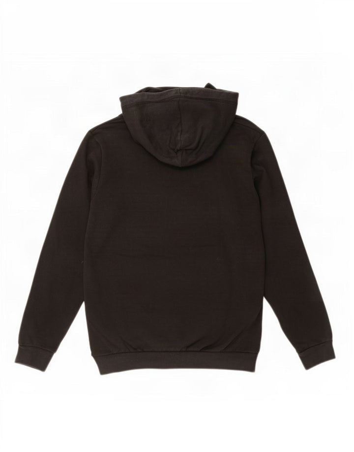 Sergio Tacchini Mens Graphic Hoodie Jumper Medium Black Cotton