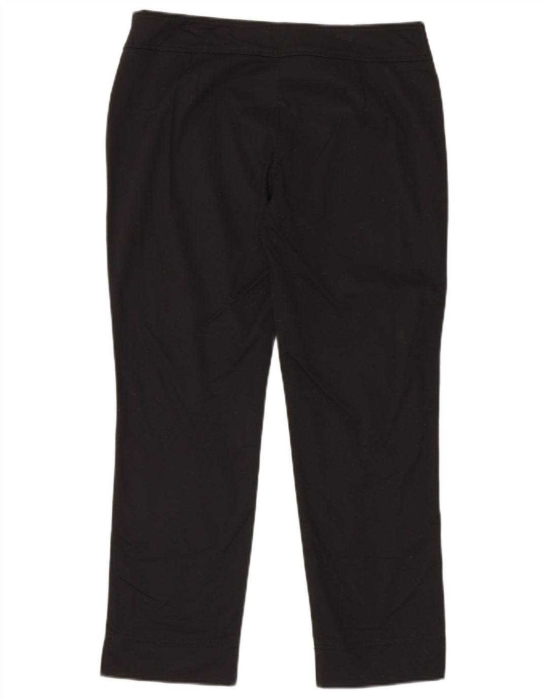 ROCCOBAROCCO Womens Straight Casual Trousers IT 46 Large W34 L26 Black