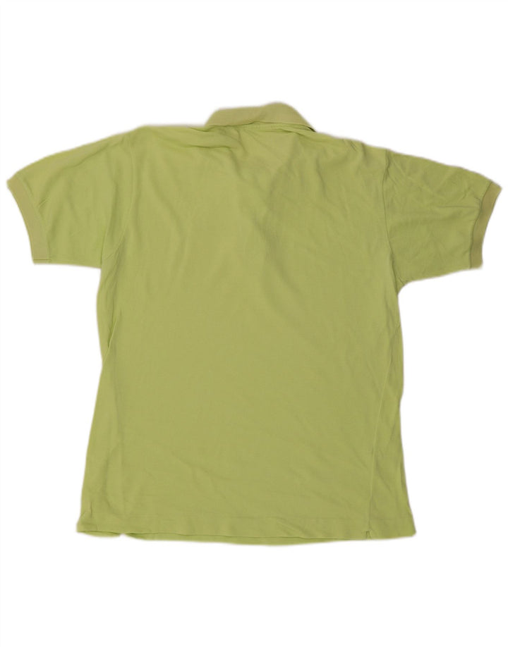 LACOSTE Mens Polo Shirt Size 4 Medium Green Cotton