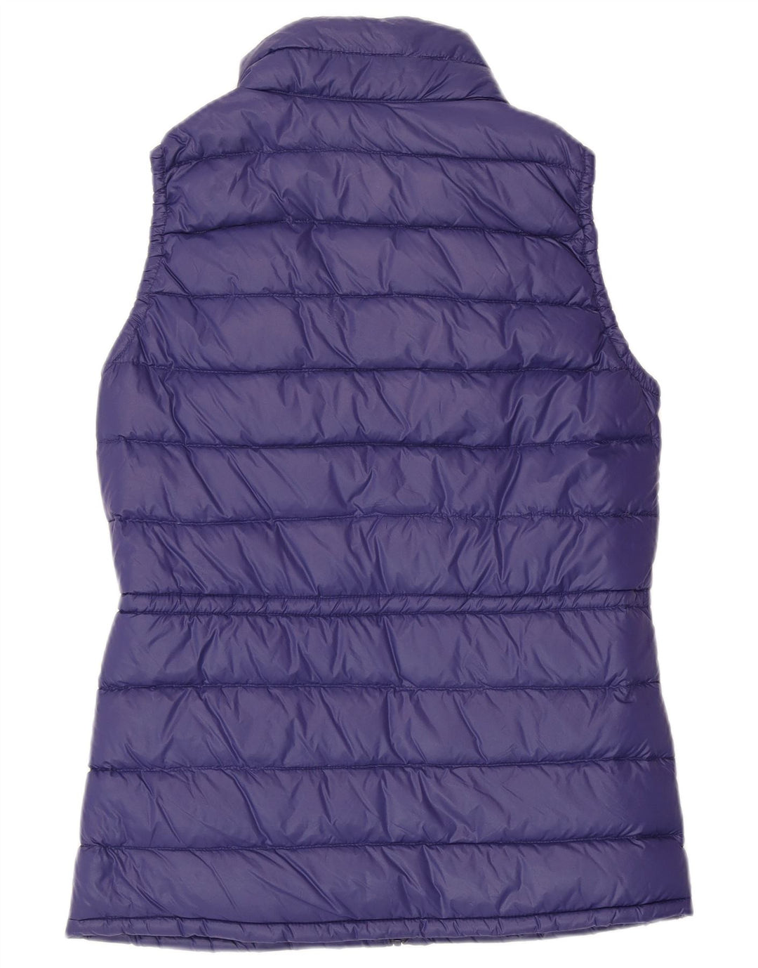 BENETTON Womens Padded Gilet UK 10 Small Purple Polyamide