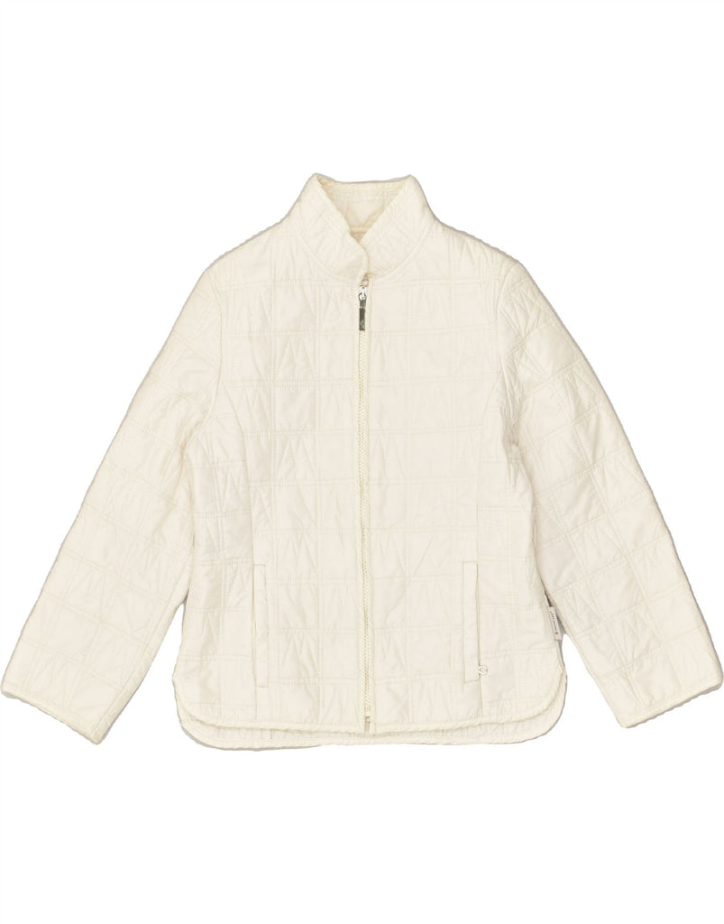 MONCLER Girls Quilted Jacket 7-8 Years White | Vintage Moncler | Thrift | Second-Hand Moncler | Used Clothing | Messina Hembry 