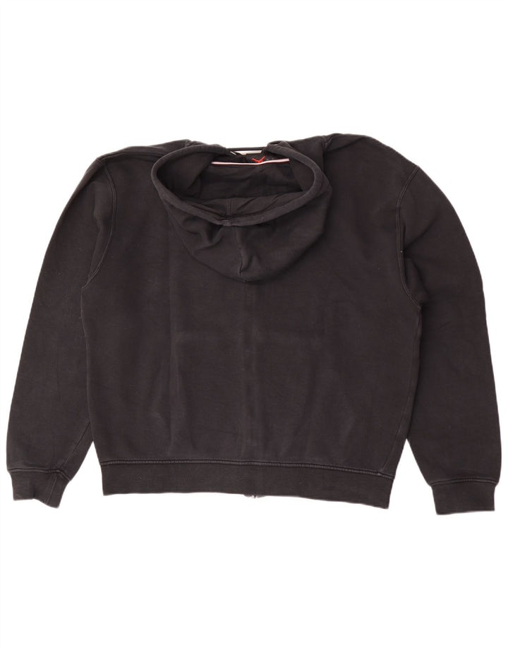 Jordan Mens Zip Hoodie Sweater Medium Black Cotton