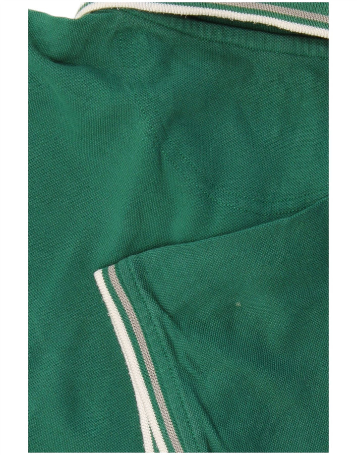 CHAMPION Mens Polo Shirt XL Green Cotton
