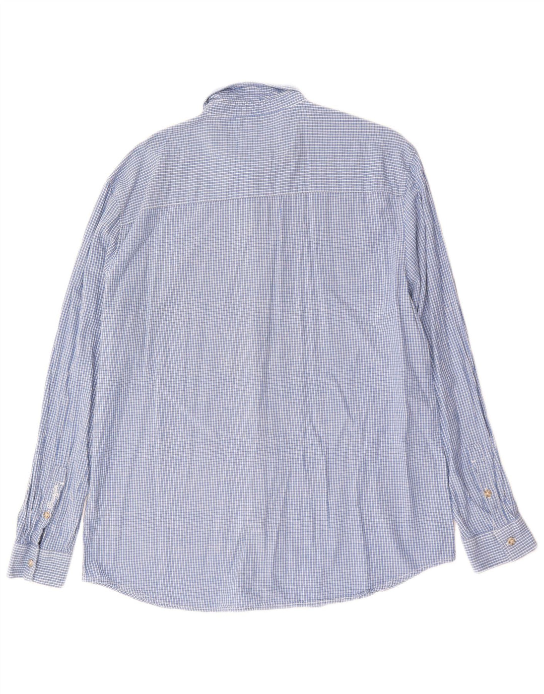 Wrangler Mens Shirt 2XL Blue Check Cotton