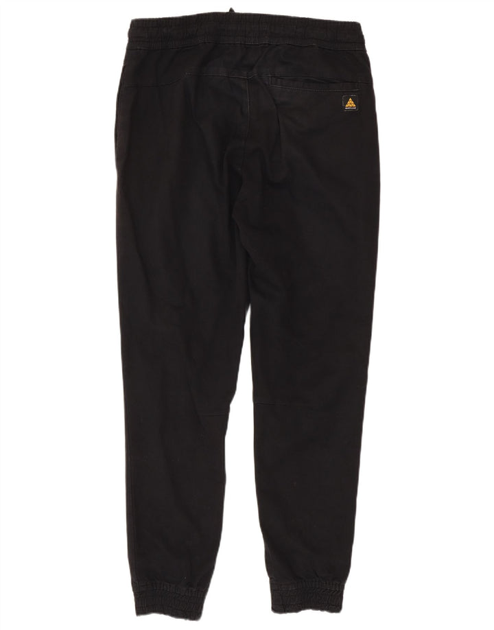 Zara Mens Joggers Chino Trousers Medium W31 L29 Black Cotton