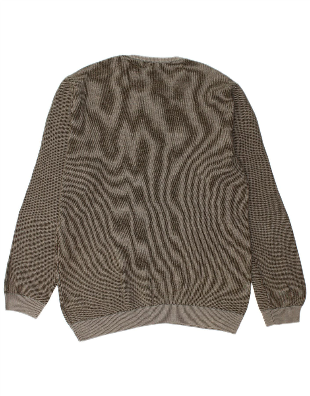 Calvin Klein Mens Crew Neck Jumper Sweater Medium Grey Cotton