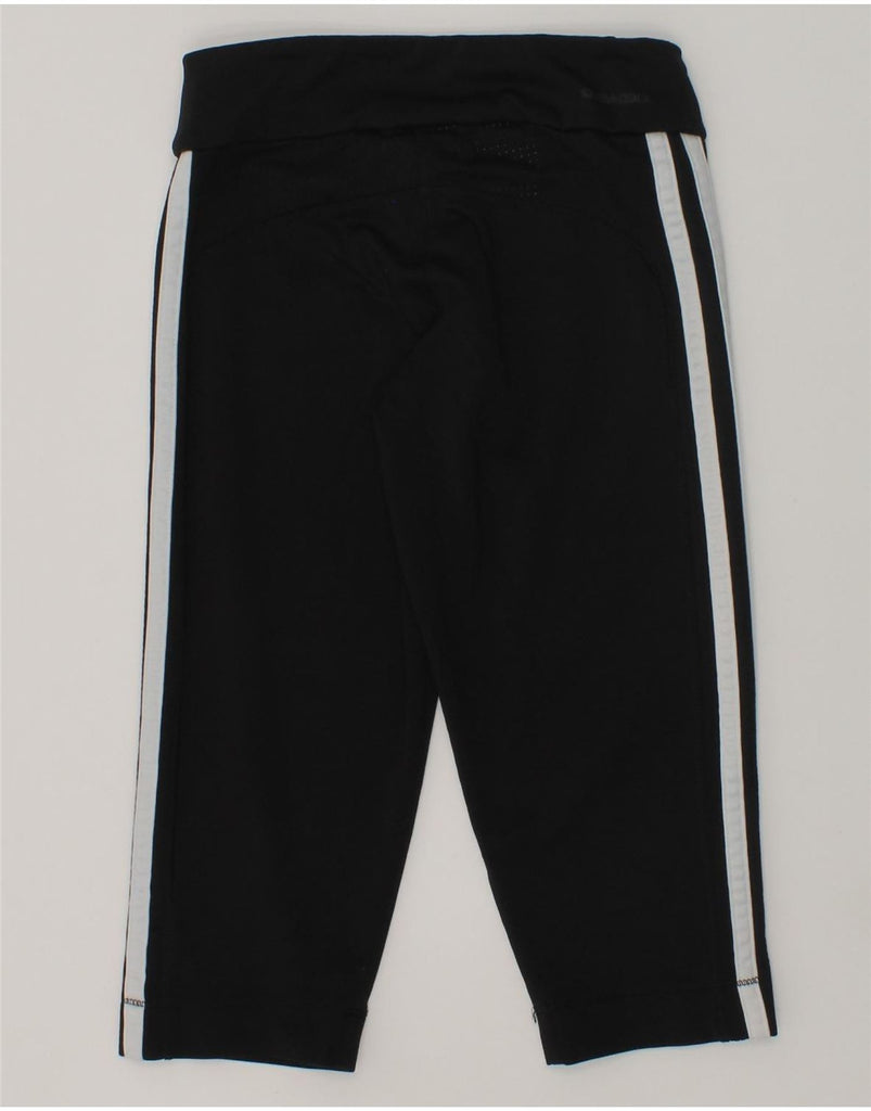 ADIDAS Girls Clima 365 Tracksuit Trousers 7-8 Years Black Polyester | Vintage Adidas | Thrift | Second-Hand Adidas | Used Clothing | Messina Hembry 