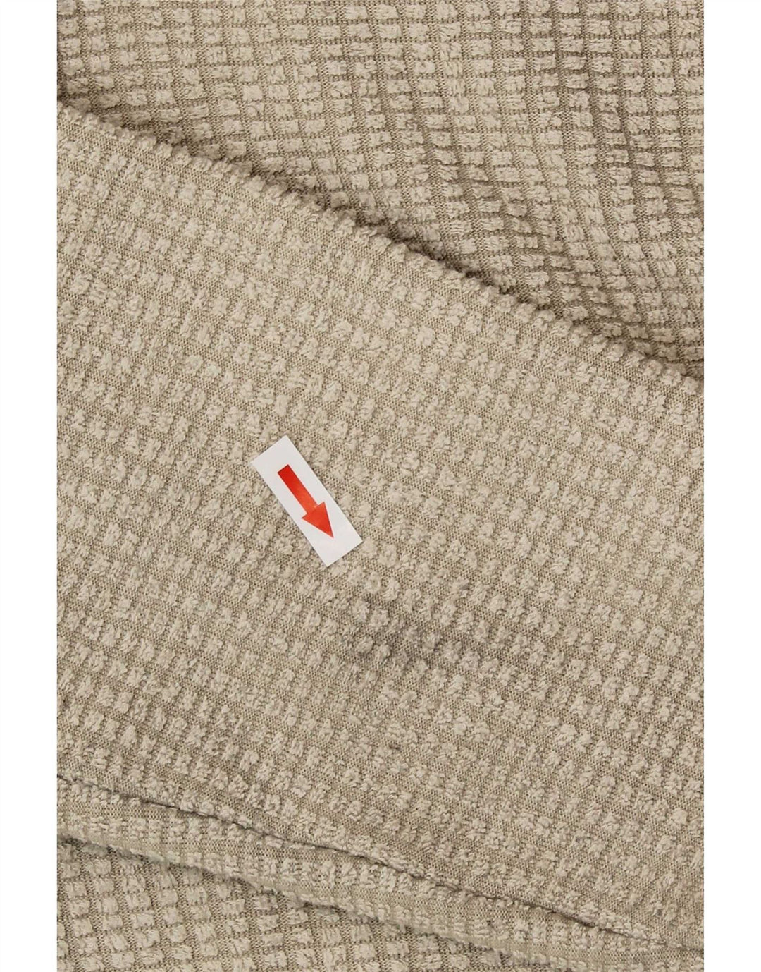 Weird Fish Mens Zip Neck Fleece Jumper Medium Beige Polyester