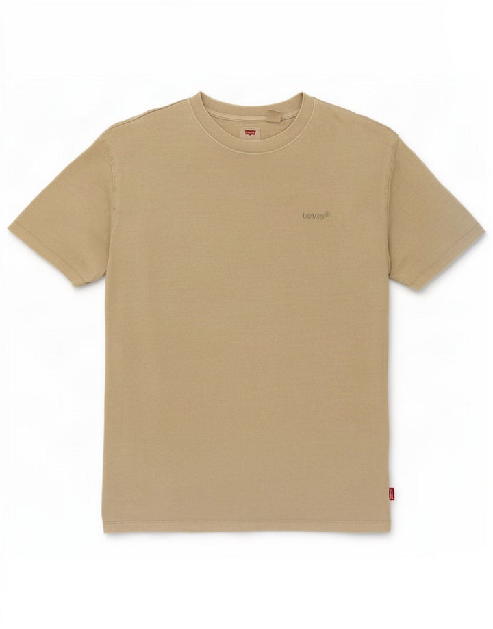 Levi's Mens Relaxed T-Shirt Top Large Khaki Cotton