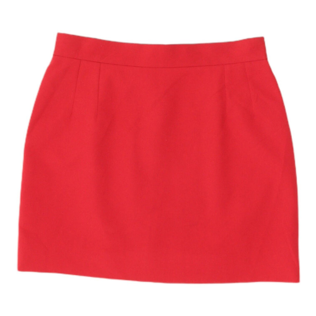 Sportstaff Womens Red Short A Line Skirt | Vintage High End Luxury Designer VTG | Vintage Messina Hembry | Thrift | Second-Hand Messina Hembry | Used Clothing | Messina Hembry 