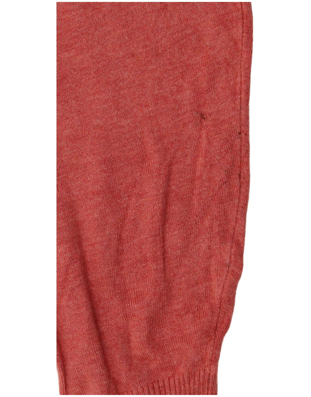 Marks & Spencer Womens Crop Crew Neck Jumper Sweater UK 16 Large Red