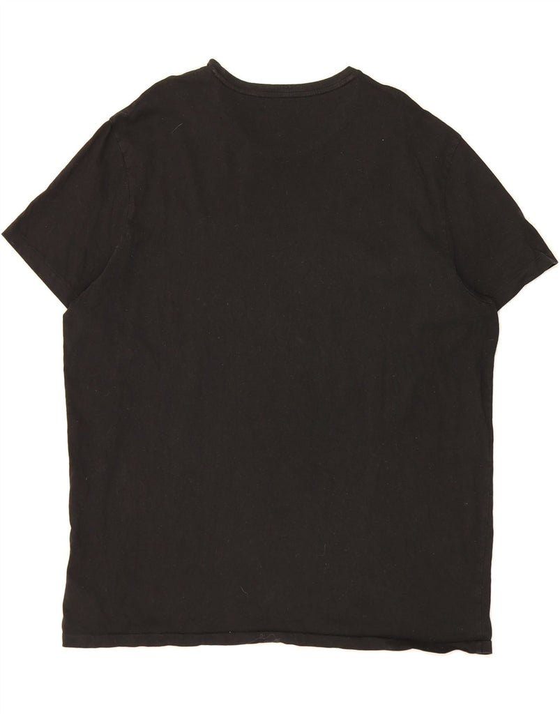 POLO RALPH LAUREN Mens T-Shirt Top XL Black Cotton Vintage Polo Ralph Lauren and Second-Hand Polo Ralph Lauren from Messina Hembry 