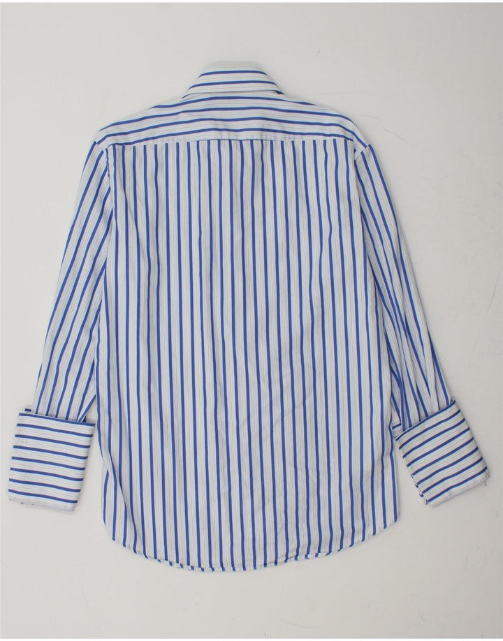 HUGO BOSS Mens Formal Shirt Size 38 15 Medium Blue Striped Cotton