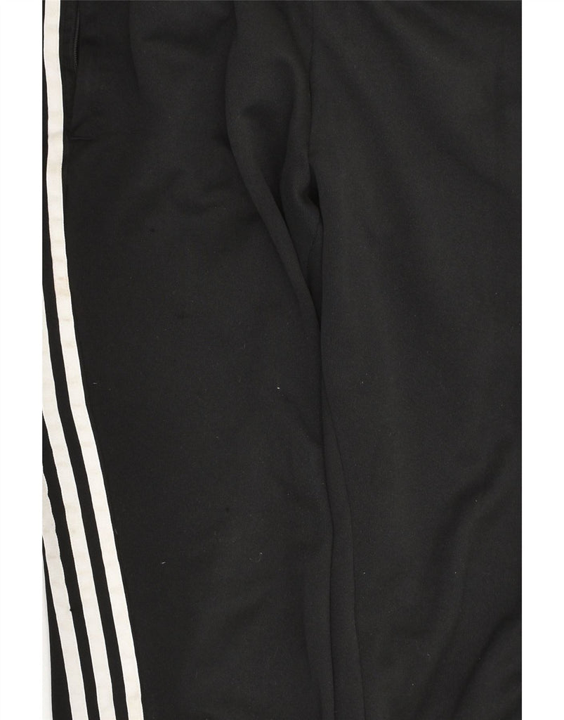 ADIDAS Womens Tracksuit Trousers Joggers IT 44 Medium Black Polyester | Vintage Adidas | Thrift | Second-Hand Adidas | Used Clothing | Messina Hembry 