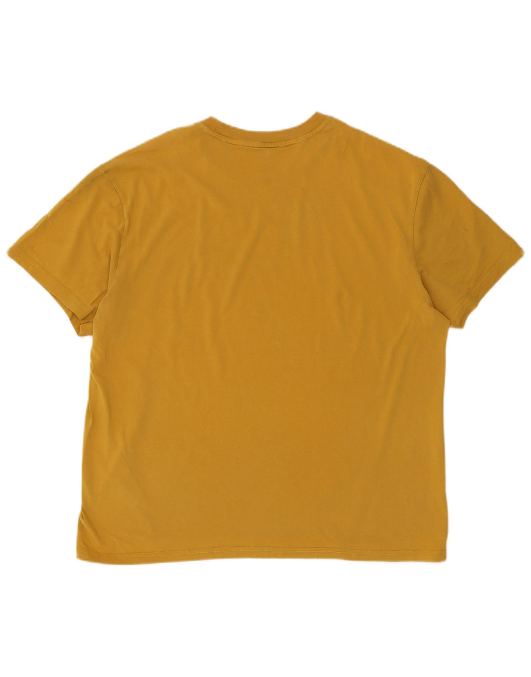 Puma Mens Graphic T-Shirt Top Large Yellow Cotton