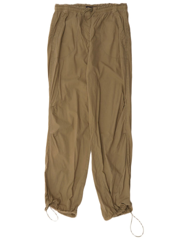 Marks & Spencer Womens Joggers Chino Trousers UK 12 Medium W32 L32 Beige