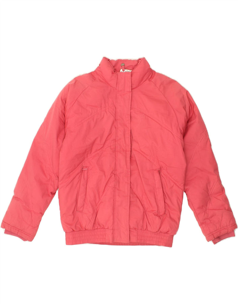 ADIDAS Girls Bomber Jacket 13-14 Years Pink Polyester Vintage Adidas and Second-Hand Adidas from Messina Hembry 