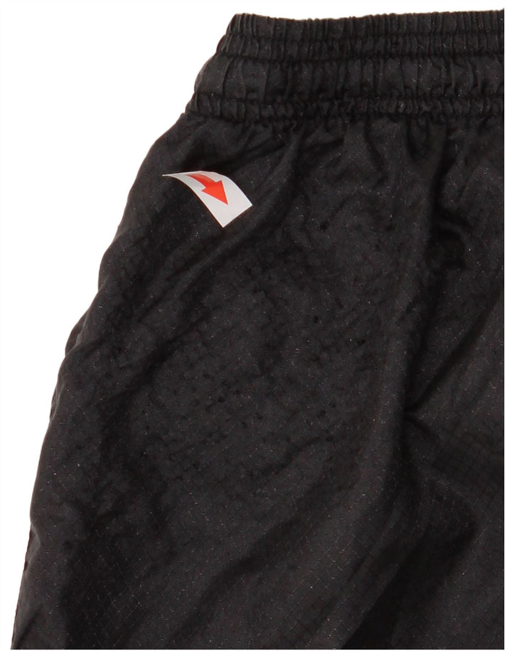 UMBRO Womens Sport Shorts UK 12 Medium Black Argyle/Diamond Nylon