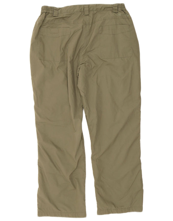 Mountain Warehouse Womens Hiking Trousers UK 14 Large W32 L28 Khaki