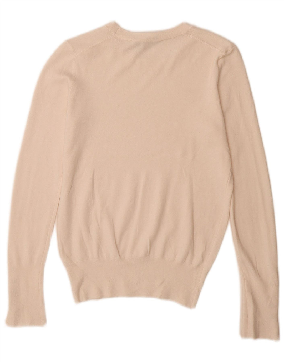 Zara Womens Boat Neck Jumper Sweater UK 10 Small White