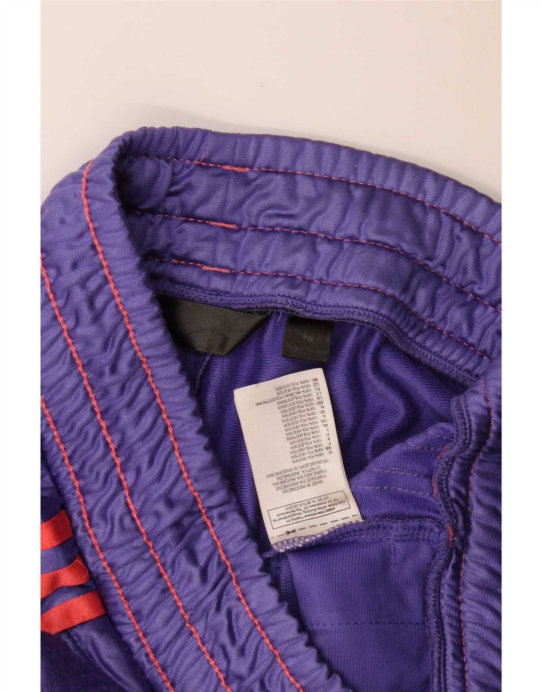 Adidas Womens Tracksuit Trousers UK 14 Medium Purple Polyester
