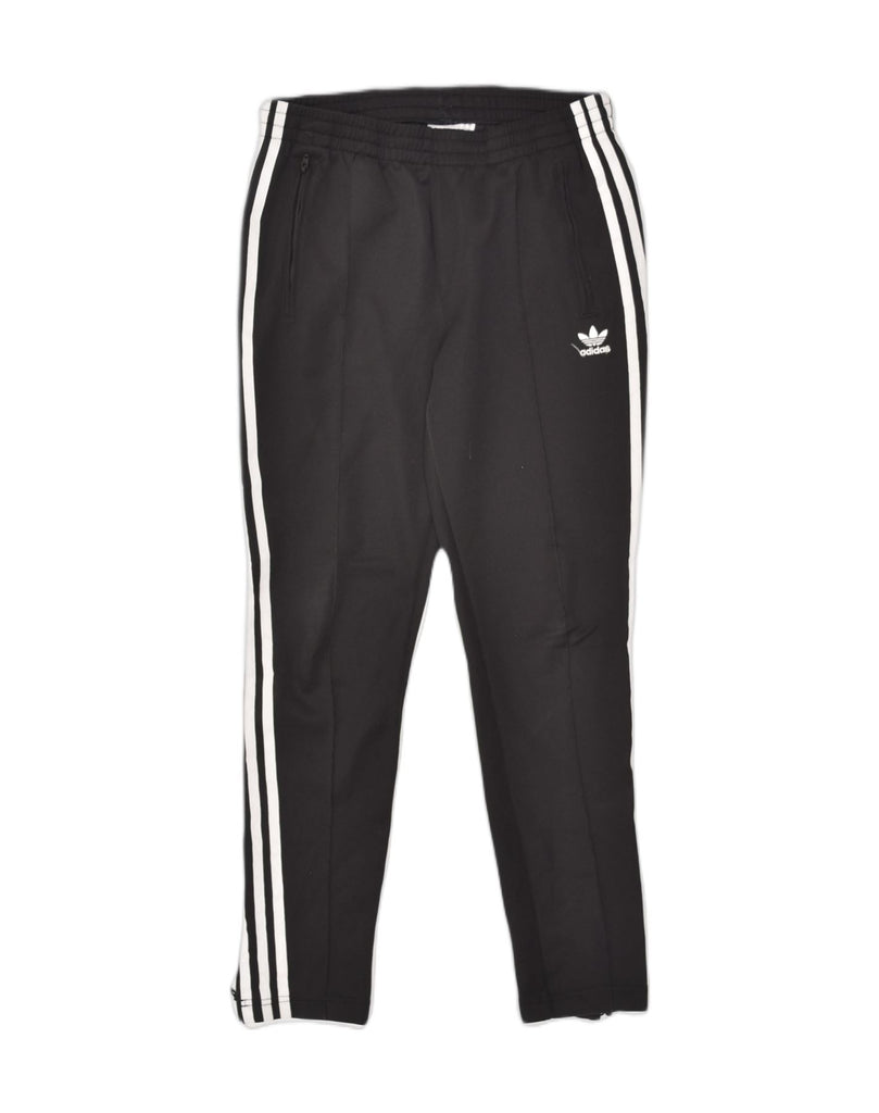 ADIDAS Womens Tracksuit Trousers UK 10 Small Black Polyester | Vintage Adidas | Thrift | Second-Hand Adidas | Used Clothing | Messina Hembry 