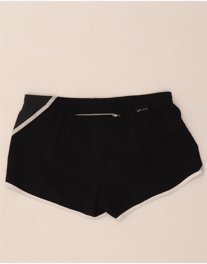Nike Womens Dri Fit Sport Shorts UK 14 Medium  Black Polyester