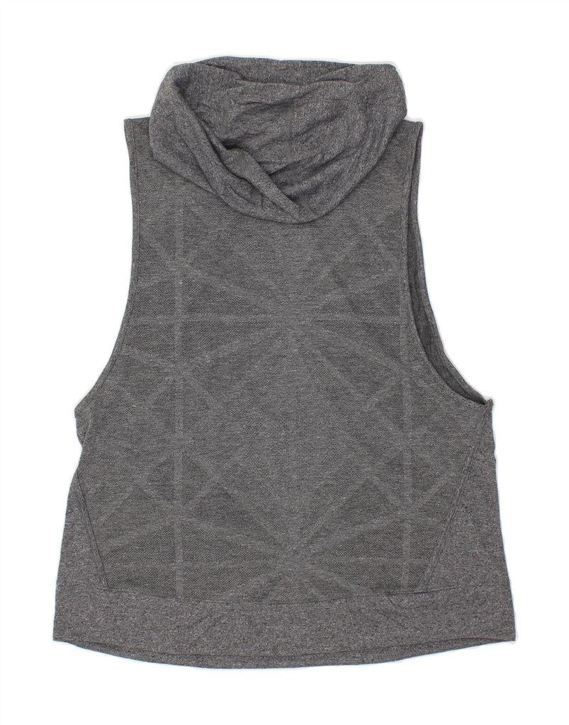 UNDER ARMOUR Womens Heat Gear Sleeveless Hoodie Jumper UK 18 XL Grey | Vintage Under Armour | Thrift | Second-Hand Under Armour | Used Clothing | Messina Hembry 