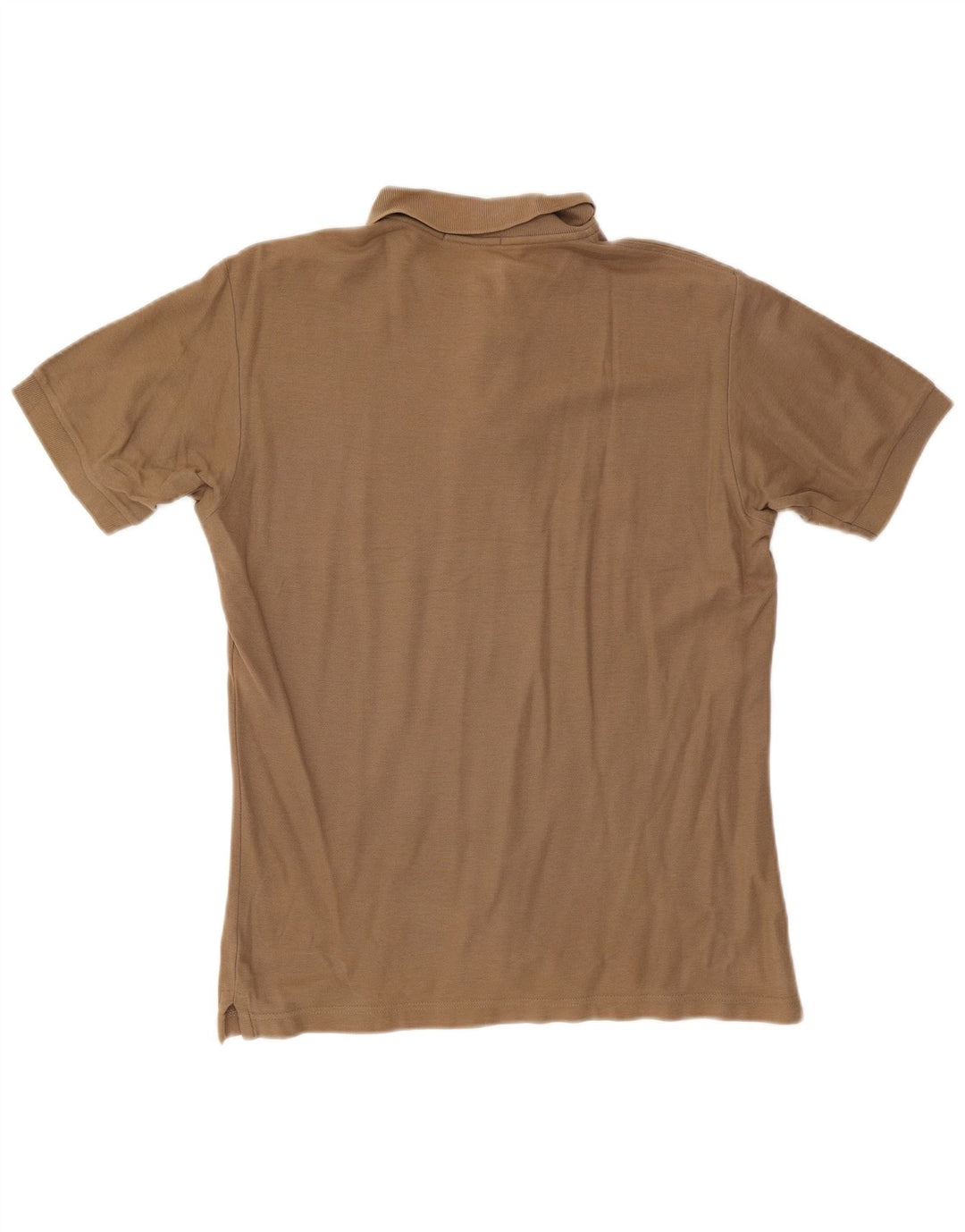 Fila Mens Polo Shirt Small Beige Cotton