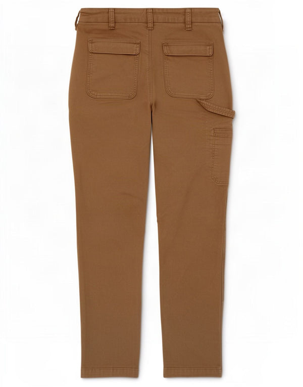 Fat Face Mens Slim Cargo Trousers W34 L34 Beige Cotton