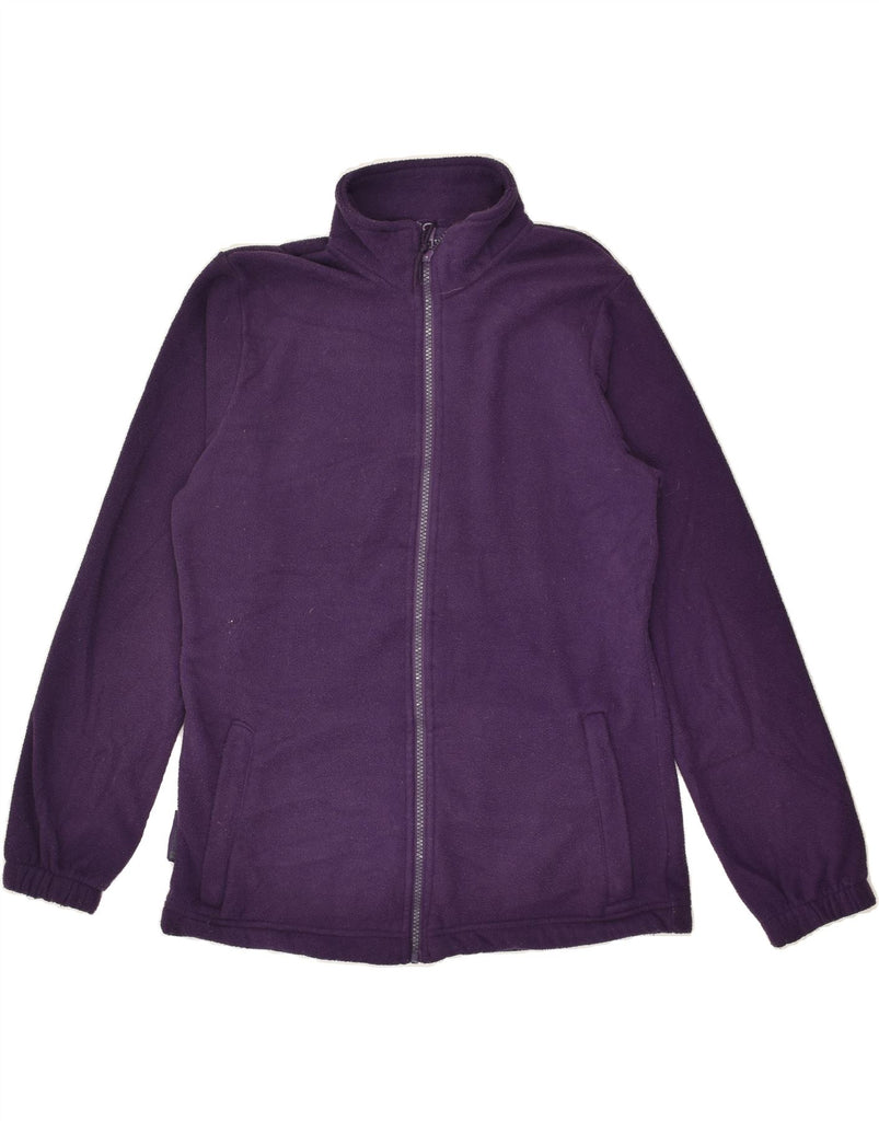 MOUNTAIN WAREHOUSE Womens Fleece Jacket UK 10 Small  Purple Polyester | Vintage Mountain Warehouse | Thrift | Second-Hand Mountain Warehouse | Used Clothing | Messina Hembry 