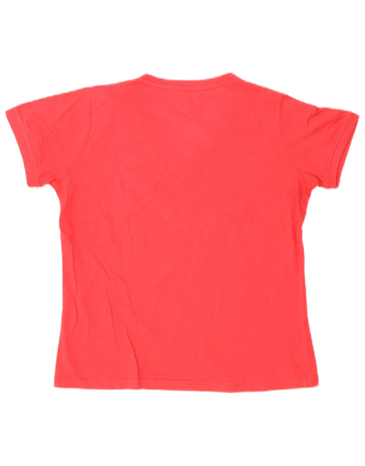 Kappa Womens T-Shirt Top UK 14 Large Red Cotton