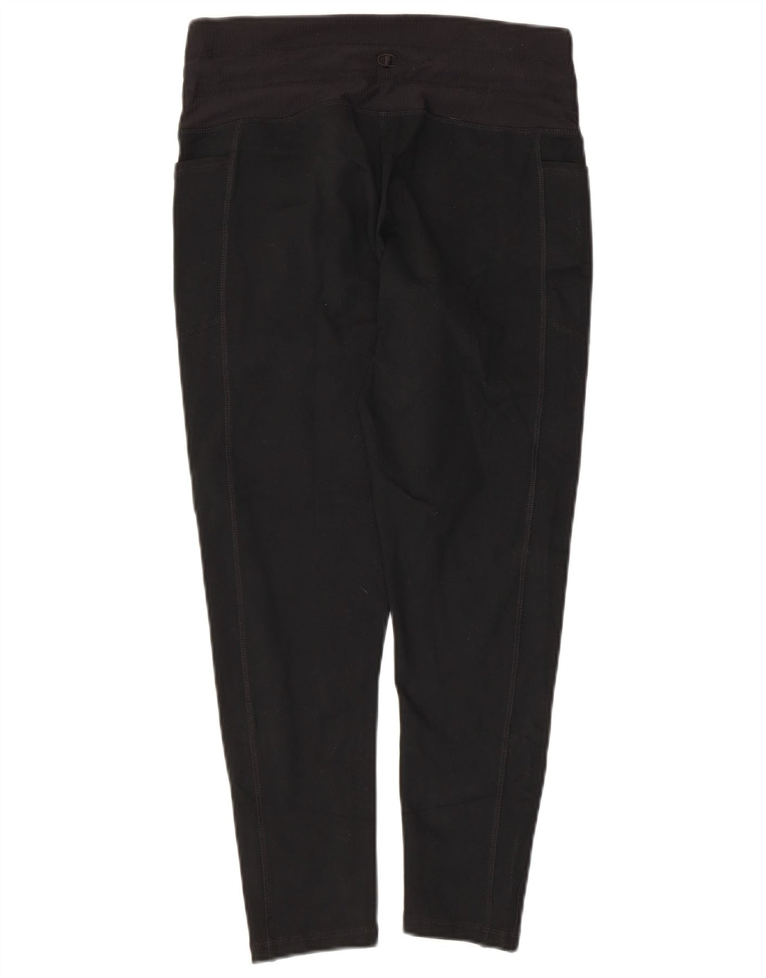 CHAMPION Womens Capri Leggings UK 14 Large  Black Polyester