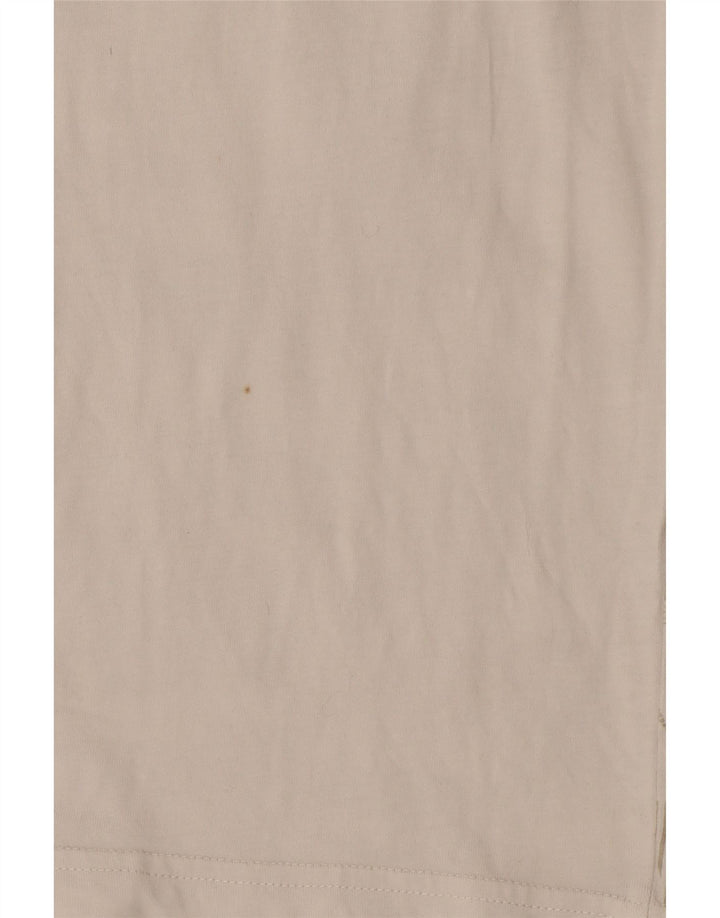 Puma Mens Graphic T-Shirt Top Medium White Geometric Cotton